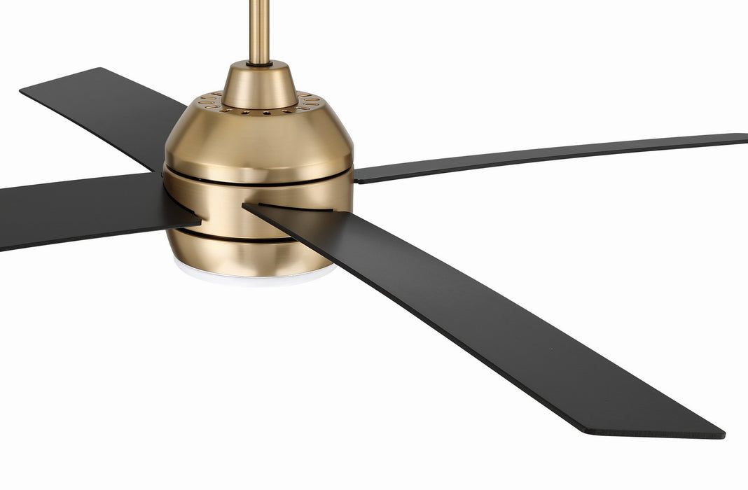Craftmade - KLS52SB4 - 52" Ceiling Fan - Kelsey 52" 4-blade Indoor Ceiling Fan - Satin Brass