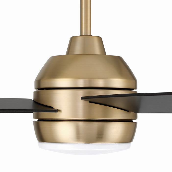 Craftmade - KLS52SB4 - 52" Ceiling Fan - Kelsey 52" 4-blade Indoor Ceiling Fan - Satin Brass