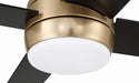 Craftmade - KLS52SB4 - 52" Ceiling Fan - Kelsey 52" 4-blade Indoor Ceiling Fan - Satin Brass