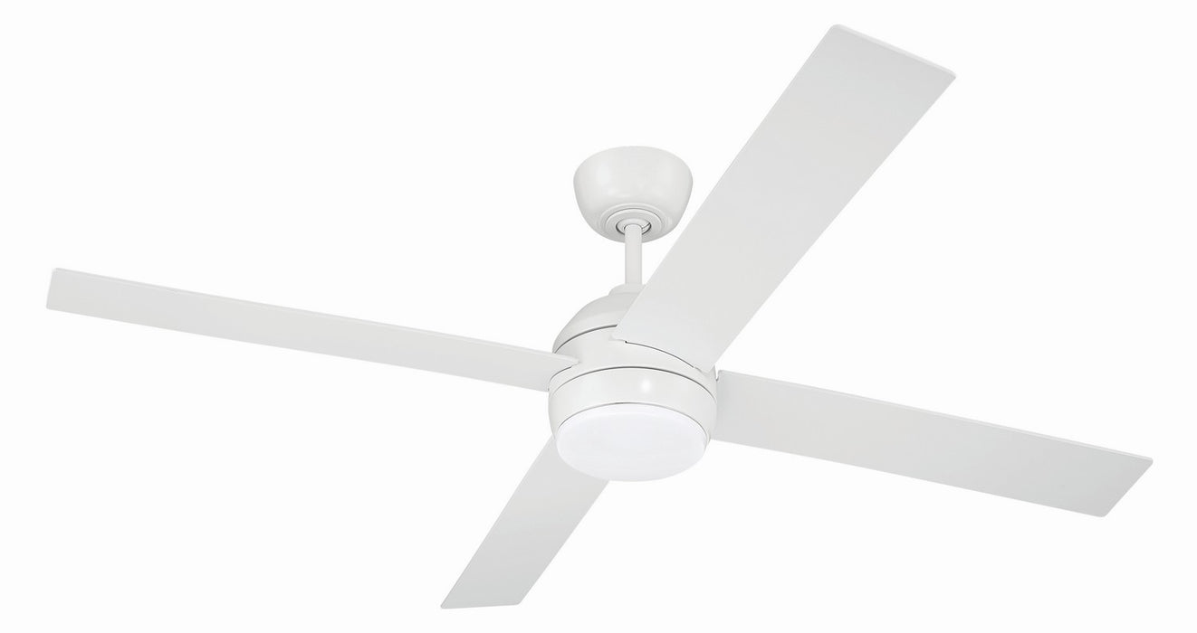 Craftmade - KLS52W4 - 52" Ceiling Fan - Kelsey 52" 4-blade Indoor Ceiling Fan - White