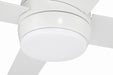 Craftmade - KLS52W4 - 52" Ceiling Fan - Kelsey 52" 4-blade Indoor Ceiling Fan - White