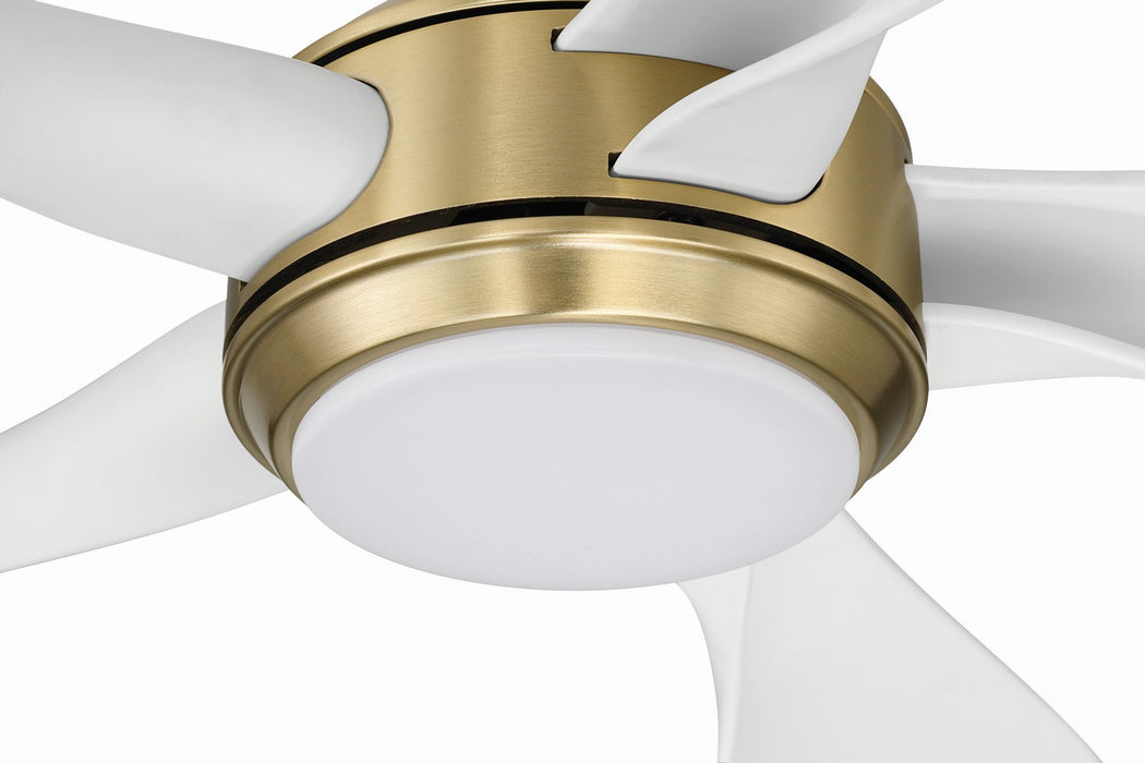Craftmade - RSL52SBW5 - 52" Ceiling Fan - Rosalie 52" 5-Blade Indoor ceiling Fan - Satin Brass