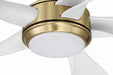 Craftmade - RSL52SBW5 - 52" Ceiling Fan - Rosalie 52" 5-Blade Indoor ceiling Fan - Satin Brass