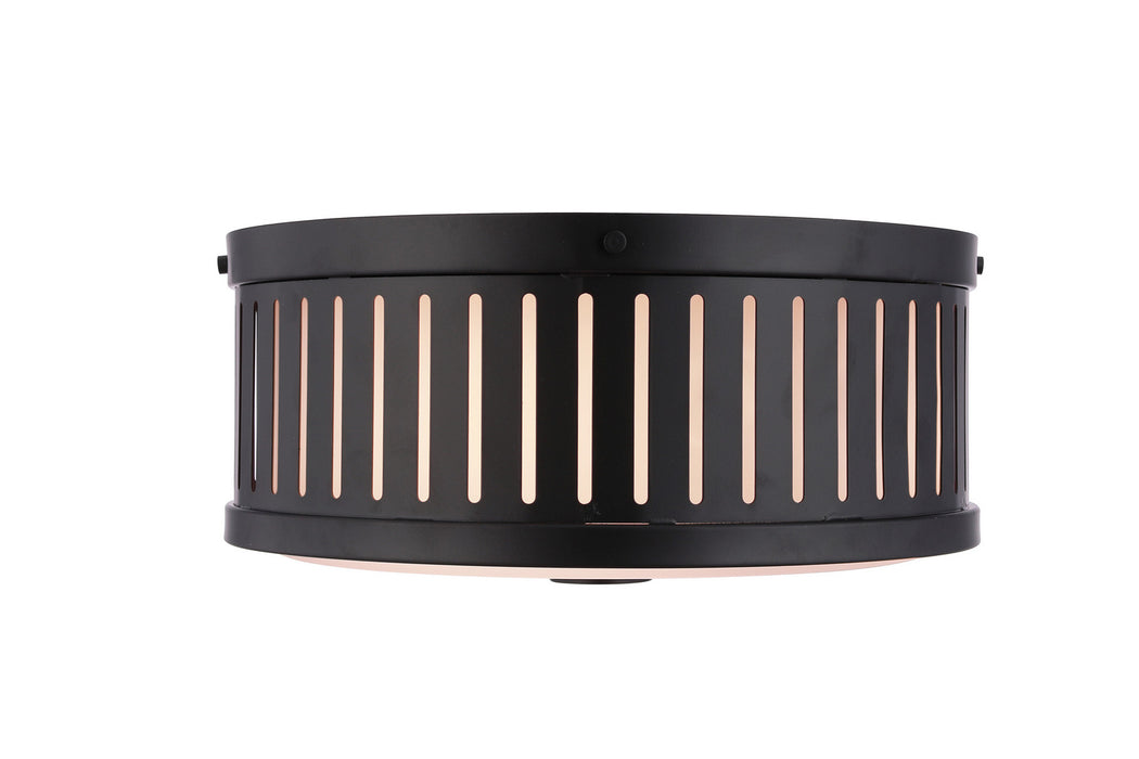 Craftmade - X3313-FB - Three Light Flushmount - Livingston - Flat Black