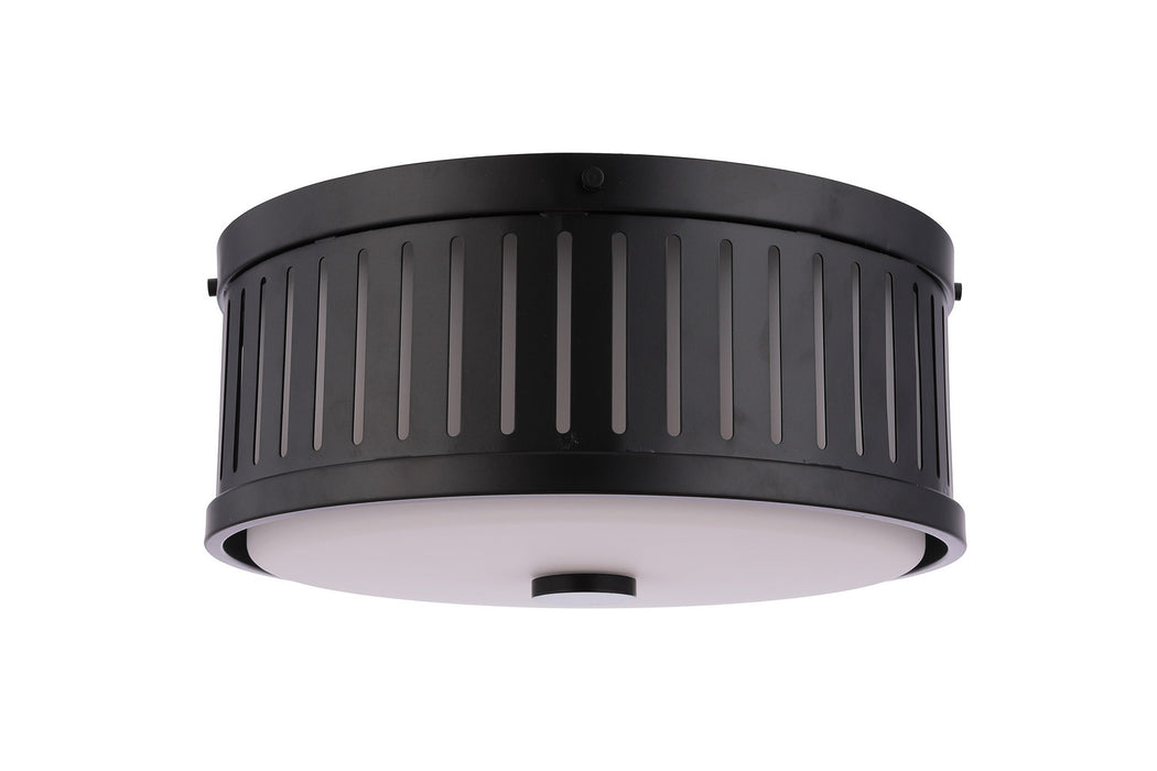 Craftmade - X3313-FB - Three Light Flushmount - Livingston - Flat Black