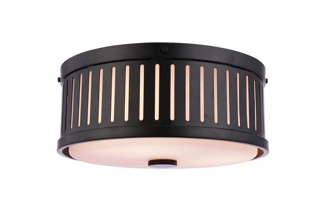 Craftmade - X3313-FB - Three Light Flushmount - Livingston - Flat Black
