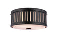 Craftmade - X3313-FB - Three Light Flushmount - Livingston - Flat Black