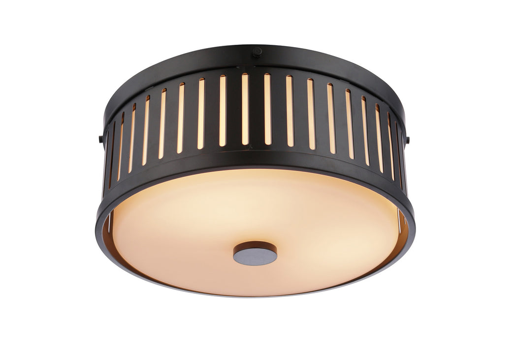 Craftmade - X3313-FB - Three Light Flushmount - Livingston - Flat Black