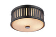 Craftmade - X3313-FB - Three Light Flushmount - Livingston - Flat Black