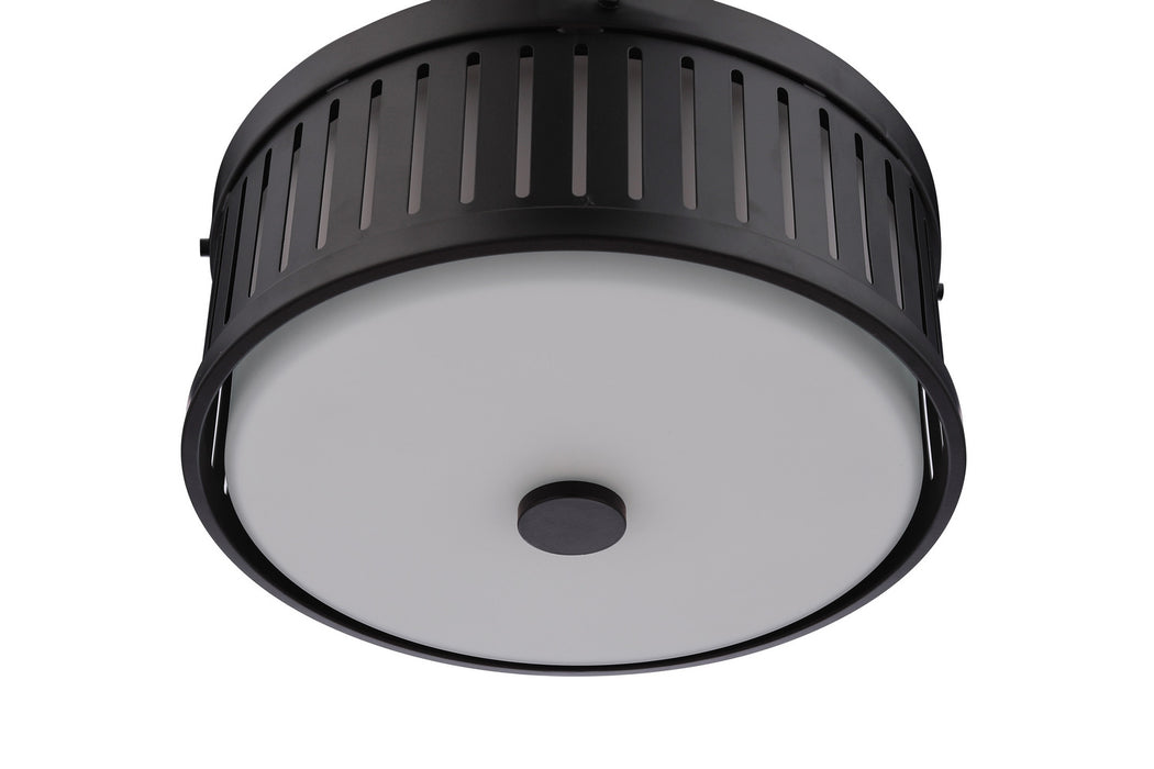 Craftmade - X3313-FB - Three Light Flushmount - Livingston - Flat Black