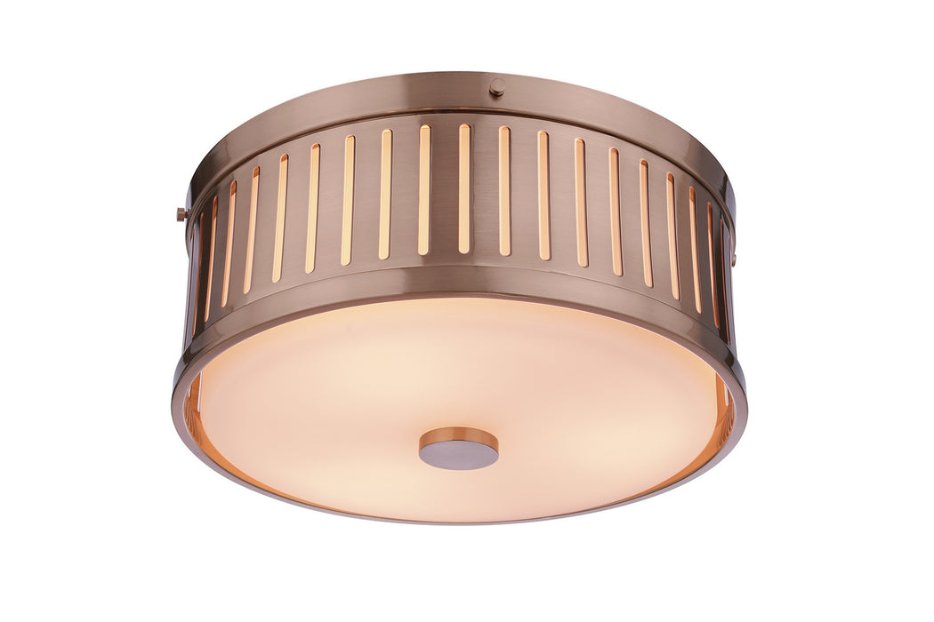 Craftmade - X3313-SB - Three Light Flushmount - Livingston - Satin Brass