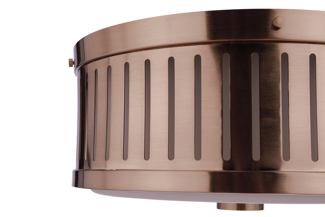 Craftmade - X3313-SB - Three Light Flushmount - Livingston - Satin Brass