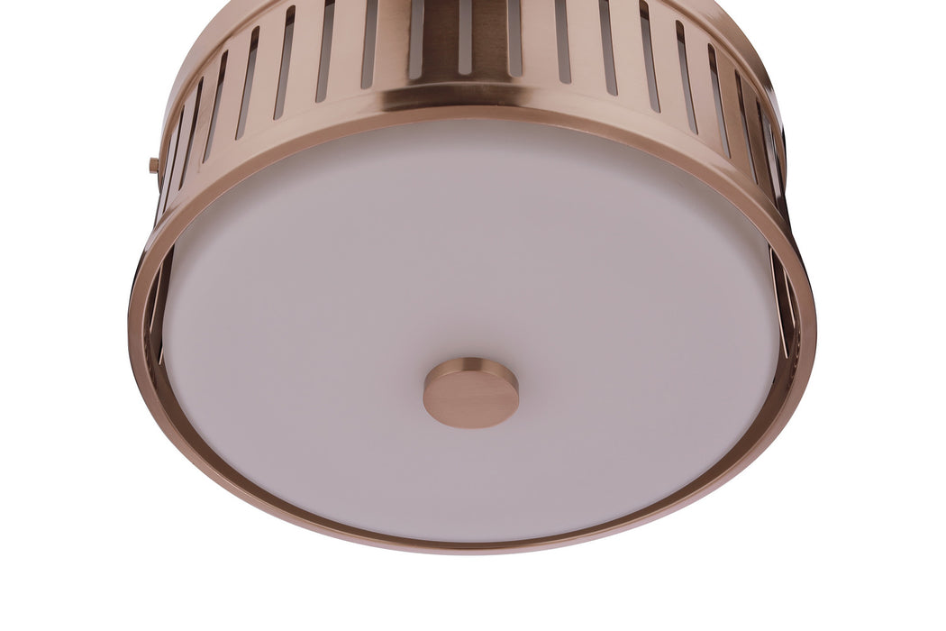 Craftmade - X3313-SB - Three Light Flushmount - Livingston - Satin Brass