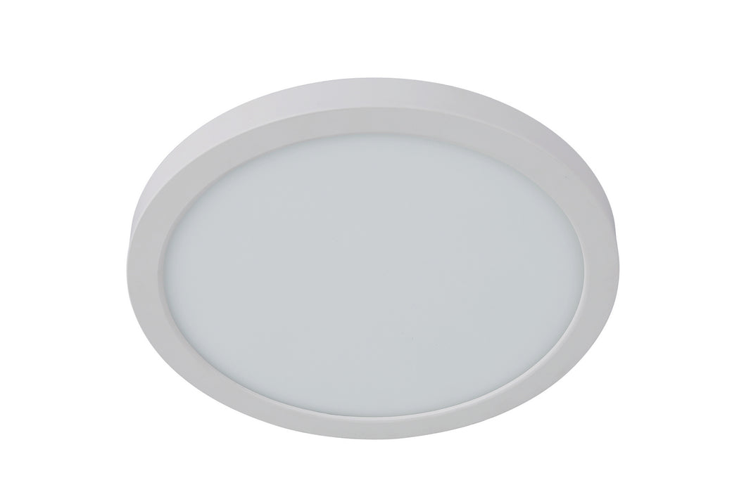 Craftmade - X9409-W-LED-5CCT - LED Flushmount - Slim Line II - White
