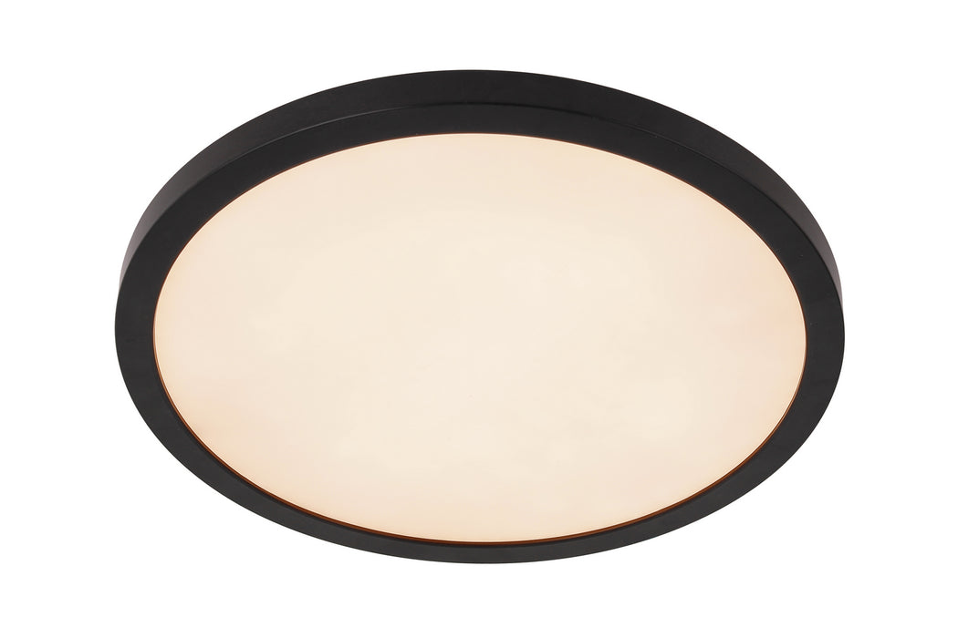 Craftmade - X9412-FB-LED-5CCT - LED Flushmount - Slim Line II - Flat Black