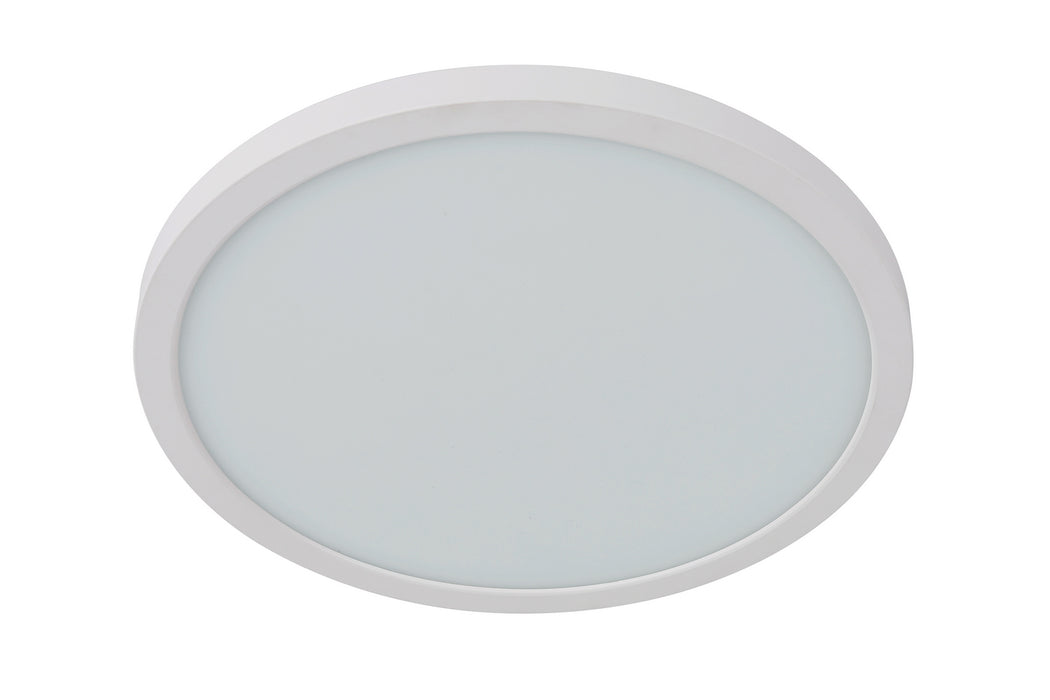 Craftmade - X9412-W-LED-5CCT - LED Flushmount - Slim Line II - White