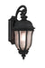 Craftmade - Z3304-TB - One Light Outdoor Wall Lantern - Harper - Textured Black