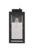 Craftmade - ZA7114-TB-PCO - One Light Outdoor Lantern - Harris - Textured Black