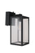 Craftmade - ZA7114-TB-PCO - One Light Outdoor Lantern - Harris - Textured Black
