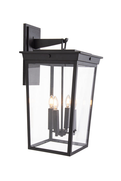 Craftmade - ZA7824-TB - Four Light Outdoor Wall Lantern - Duncan - Textured Black