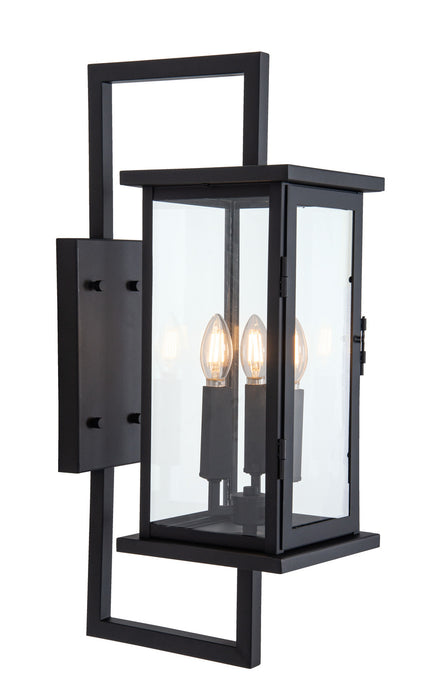 Craftmade - ZA8010-TB - Three Light Outdoor Wall Lantern - Jordan - Textured Black