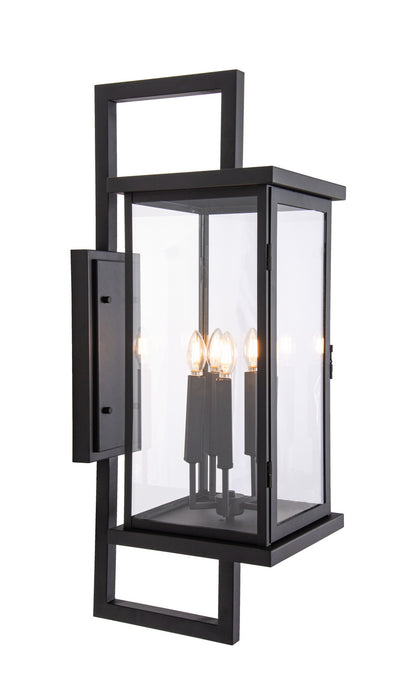Craftmade - ZA8030-TB - Four Light Outdoor Wall Lantern - Jordan - Textured Black