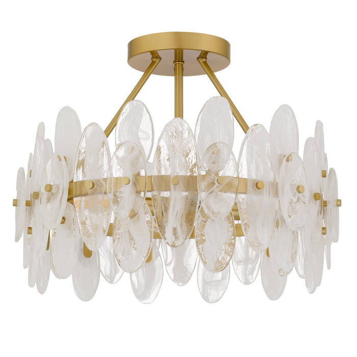 Quoizel - ABI1718BRG - Four Light Semi-Flush Mount - Abigail - Brushed Gold