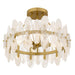 Quoizel - ABI1718BRG - Four Light Semi-Flush Mount - Abigail - Brushed Gold