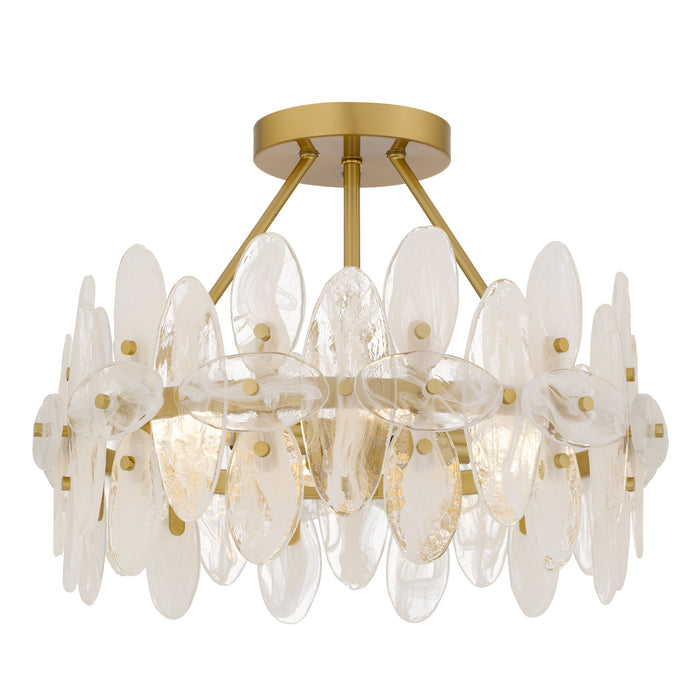 Quoizel - ABI1718BRG - Four Light Semi-Flush Mount - Abigail - Brushed Gold