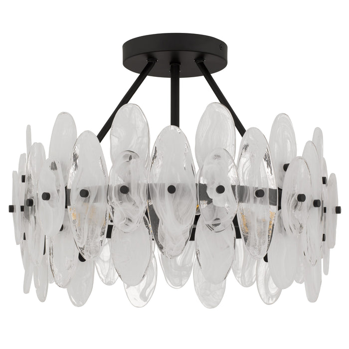 Quoizel - ABI1718MBK - Four Light Semi-Flush Mount - Abigail - Matte Black