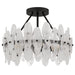 Quoizel - ABI1718MBK - Four Light Semi-Flush Mount - Abigail - Matte Black