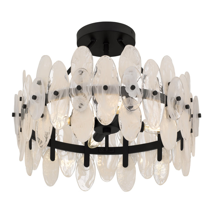 Quoizel - ABI1718MBK - Four Light Semi-Flush Mount - Abigail - Matte Black