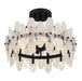 Quoizel - ABI1718MBK - Four Light Semi-Flush Mount - Abigail - Matte Black
