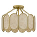 Quoizel - AMAL1716LG - Three Light Semi-Flush Mount - Amalia - Light Gold