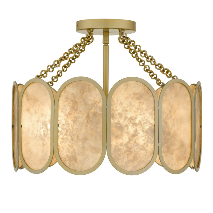 Quoizel - AMAL1716LG - Three Light Semi-Flush Mount - Amalia - Light Gold