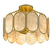 Quoizel - AMAL1716LG - Three Light Semi-Flush Mount - Amalia - Light Gold