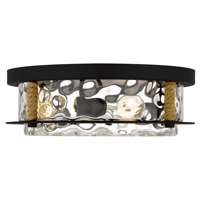 Quoizel - BTC1616MBK - Three Light Flush Mount - Baltic - Matte Black