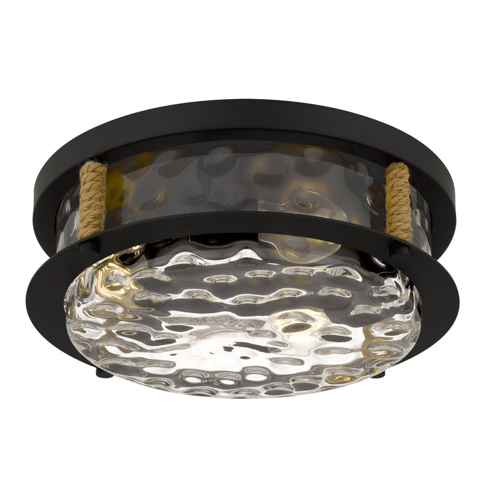 Quoizel - BTC1616MBK - Three Light Flush Mount - Baltic - Matte Black