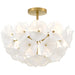 Quoizel - AUD1718BRG - Four Light Semi-Flush Mount - Audrey - Brushed Gold