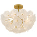 Quoizel - AUD1718BRG - Four Light Semi-Flush Mount - Audrey - Brushed Gold