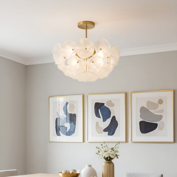 Quoizel - AUD1718BRG - Four Light Semi-Flush Mount - Audrey - Brushed Gold