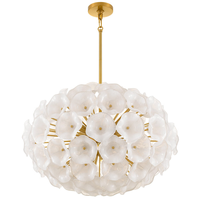 Quoizel - AUD2828BRG - Eight Light Pendant - Audrey - Brushed Gold