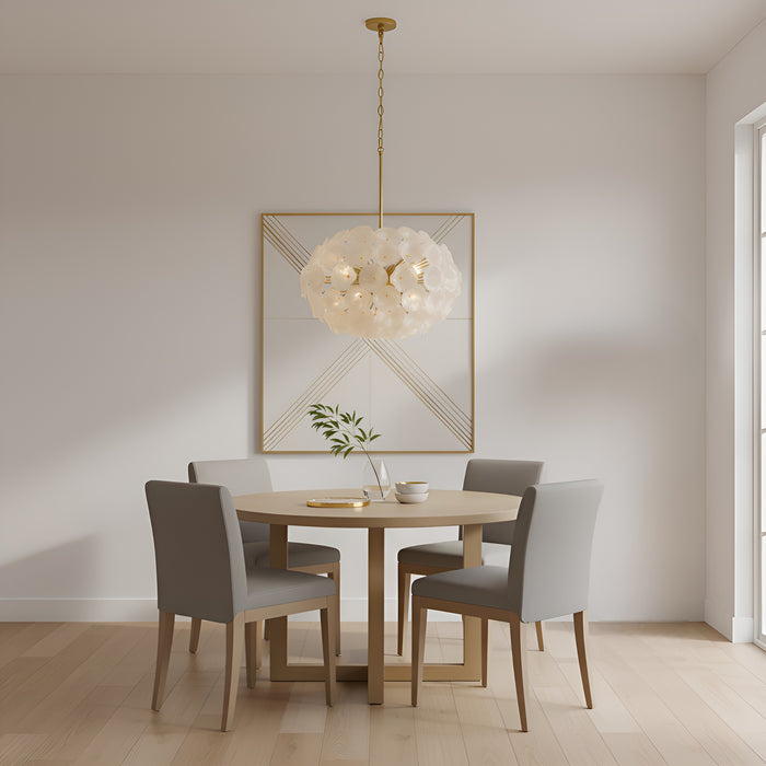 Quoizel - AUD2828BRG - Eight Light Pendant - Audrey - Brushed Gold