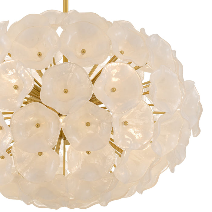 Quoizel - AUD2828BRG - Eight Light Pendant - Audrey - Brushed Gold
