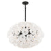 Quoizel - AUD2828MBK - Eight Light Pendant - Audrey - Matte Black