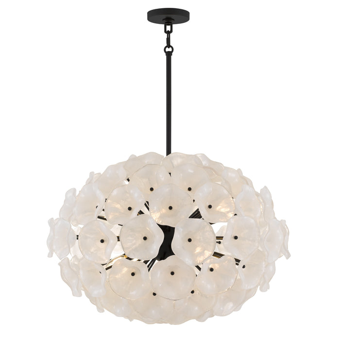 Quoizel - AUD2828MBK - Eight Light Pendant - Audrey - Matte Black