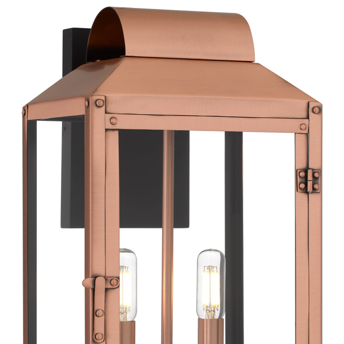 Quoizel - BER8408AC - Two Light Outdoor Wall Lantern - Beryn - Aged Copper