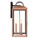 Quoizel - BER8410AC - Three Light Outdoor Wall Lantern - Beryn - Aged Copper