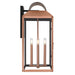 Quoizel - BER8412AC - Four Light Outdoor Wall Lantern - Beryn - Aged Copper