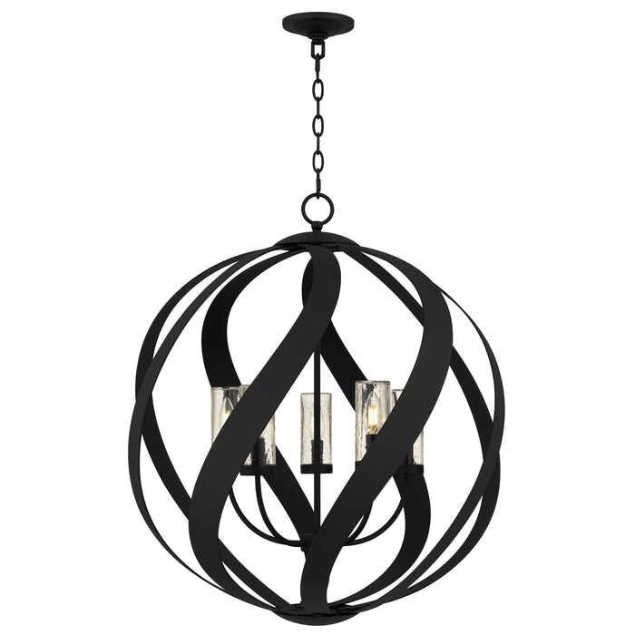 Quoizel - BMS2826EK - Five Light Pendant - Blacksmith - Earth Black